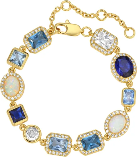 Pulsera Solsticio Azul Azul (Oro)