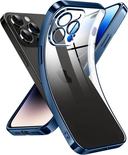 Miniatura 120 de Supdeal Funda transparente para iPhone 13 Pro, no amarillea, protección de cámara, probada en caídas de grado militar, transparente, a prueba