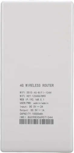 Miniatura 8 de VBESTLIFE Router WiFi móvil 4G LTE con ranura para tarjeta SIM, dispositivo de punto de acceso portátil de viaje de 150Mbps desbloqueado con puerto