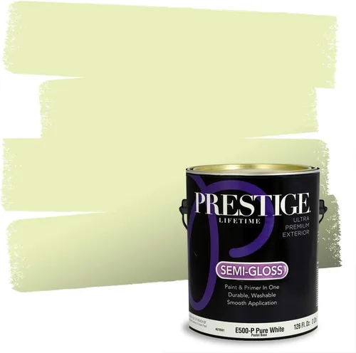 Miniatura 165 de PRESTIGE Pinturas Pintura interior e imprimación en uno, 1 galón, cáscara de huevo, aventura