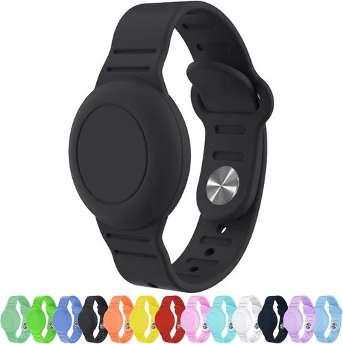 Pulsera AirTag impermeable para niños, pulsera de silicona oculta para AirTag, funda de rastreador GPS para soporte de correa Air Tag para niños y