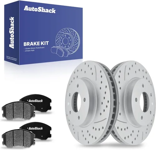 Miniatura 14 de AutoShack Rotores de freno delanteros de cerámica Reemplazo para Suzuki XL-7 2007-2009 Chevrolet Equinox 2012-2015 Captiva Sport 2008-2010 Saturn