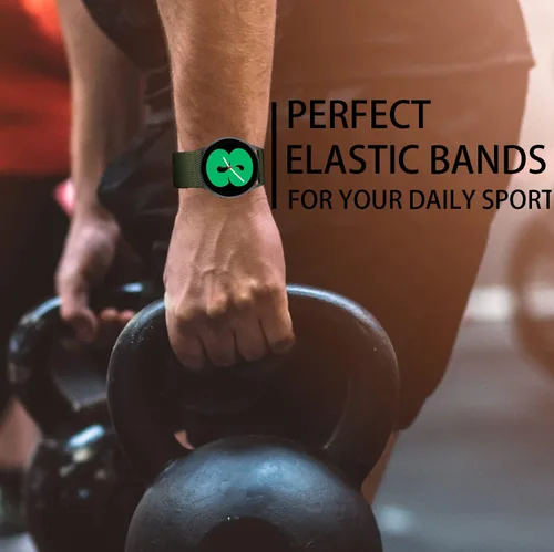 Miniatura 3 de Olytop Bandas elásticas para Galaxy Watch 7/6/4 Classic Band 1.850 in 1.811 in 1.693 in 1.654 in/5 Pro Band 1.772 in, Samsung Galaxy Watch