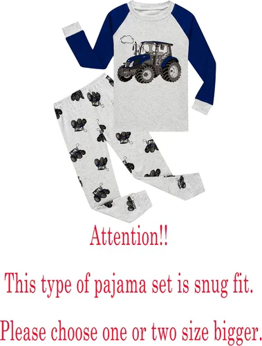 Miniatura 2 de Family Feeling - Conjunto de pijama de manga larga, diseño 100% de algodón, para niños pequeños