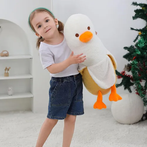 Miniatura 5 de OurHonor Peluche de pato de plátano de 19.6 pulgadas, bonito peluche de plátano, regalo para niñas, niños, novias, adultos, decoración de habitación