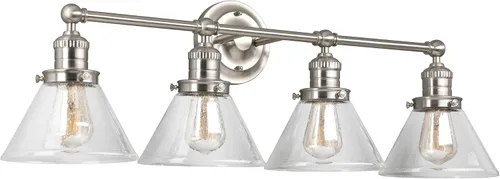Miniatura 35 de Design House 519892 Kimball Industrial Farmhouse Luz de Pared Interior de 1 Luz con Pantalla de Metal para Pasillo, Baño, Cocina, Vestíbulo, Pintura