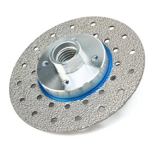 Miniatura 3 de Disco de diamante de 4 pulgadas para amoladora angular de pulido de granito de hoja de diamante de corte rápido y molienda