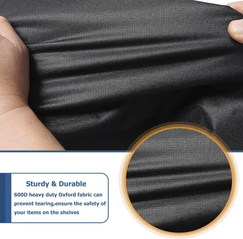 Miniatura 5 de Cubierta de Estante de Almacenamiento, Para Exteriores Extra Resistente 600D 36''An x 16''Pr x 72''Al Cubiertas de Estante Antipolvo Impermeables