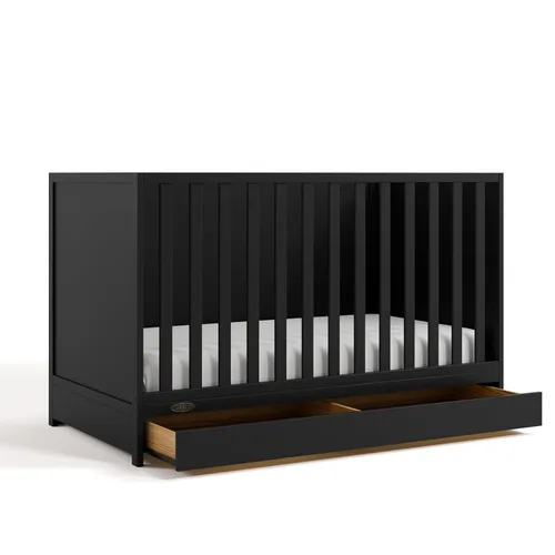 Miniatura 13 de Graco Theo Cuna convertible 3 en 1 para bebé, certificado GREENGUARD Gold, se convierte en cama y sofá cama para niños pequeños, se adapta a colchón
