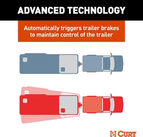 Miniatura 5 de CURT 51202 True Course Advanced Bluetooth Trailer Sistema de control de balanceo