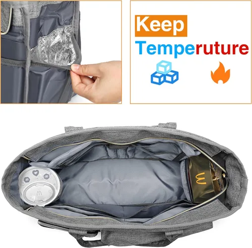 Miniatura 5 de Bolsa de mano para laptop, bolsa de mano para profesores para mujer, trabajo, 15.6 pulgadas, bolsa de mano para computadora portátil, bolsa de mano