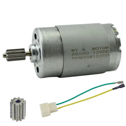 Miniatura 10 de CHANCS Motor de engranaje magnético 550 12V DC 40000RPM caja de cambios accesorios para control remoto coche niños RC coche 2-1 pieza