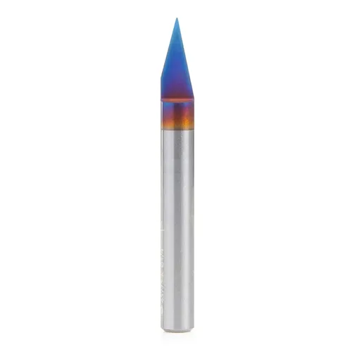 Miniatura 12 de Amana Tool Spektra Extreme Tool Life - Broca de carburo sólido recubierta para señalización y grabado, 45771-K, grabado de 30 grados, ancho de punta