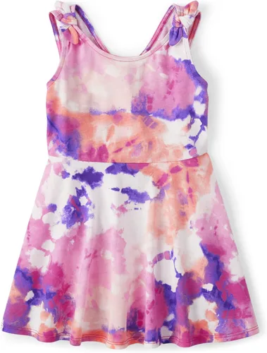 The Children's Place Baby One Size and Toddler Girls Tie Shoulder Casual Dress