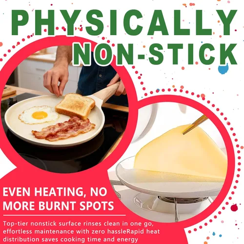 Miniatura 8 de Juego de sartenes antiadherentes para crepes, sartén para parrilla de panqueques de cocina, sartén plana con revestimiento de granito de 8 pulgadas