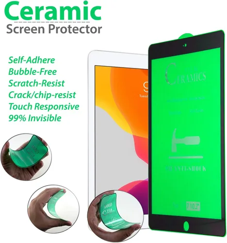 Miniatura 5 de KIQ Protector de pantalla de cerámica para iPad de 8ª generación compatible (10.2 pulgadas iPad 8/7 generación 2020 2019)