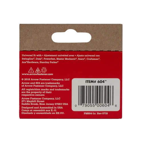 Miniatura 5 de Arrow 60430 Grapas de Corona Ancha para Pistolas de Grapas y Engrapadoras, Uso para Tapicería, Manualidades, Reparaciones Generales, Longitud