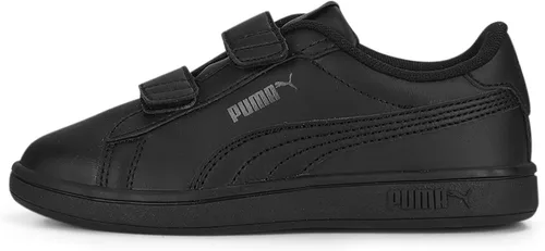 Miniatura 6 de PUMA Tenis unisex Smash 3.0 de cuero con velcro para niños