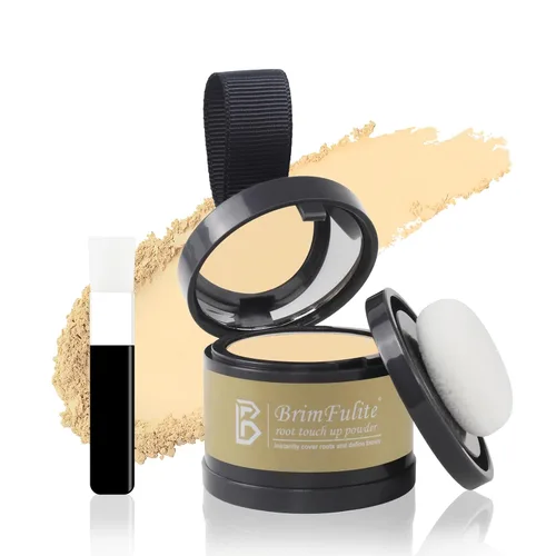 Miniatura 13 de Polvo de retoque de raíz, polvo de cobertura rápida de línea capilar gris para mujeres y hombres, de larga duración y cobertura natural, compacto