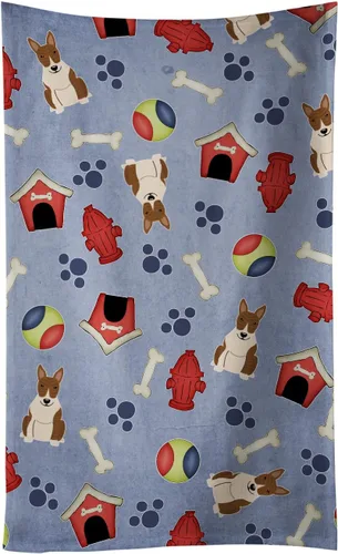 Miniatura 146 de Caroline's Treasures BB2654KTWL Dog House Collection Airedale - Toalla de cocina para invitados, toalla de baño decorativa para cara, té, paño
