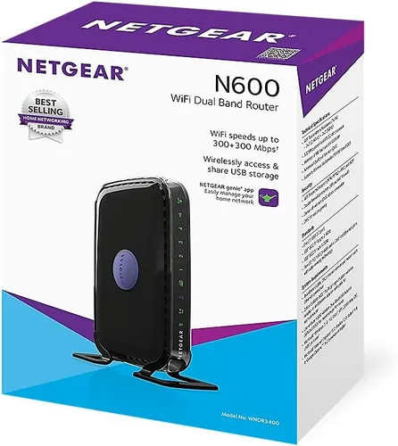 Miniatura 5 de Router inalámbrico RangeMax (WNR1000 100 NAS (G54/N150)), de Netgear , Negro