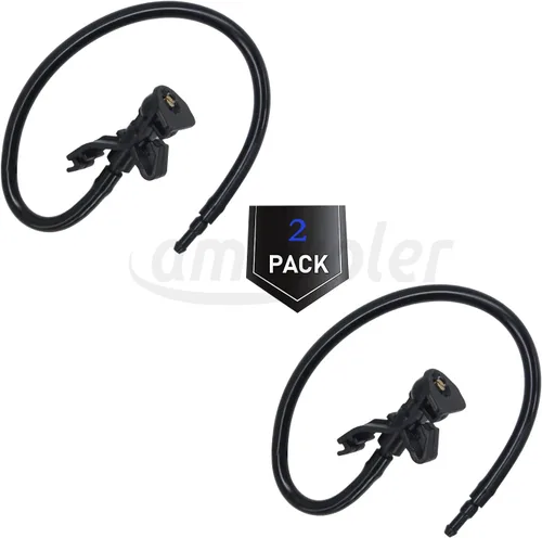 Miniatura 3 de 2 boquillas de limpiaparabrisas delantero de repuesto para Ford Explorer Mustang 2010-2014. OEM: AR3Z17603A negro