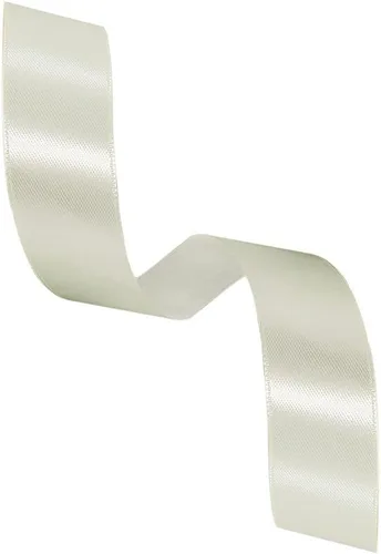 Miniatura 2 de Cinta de satén beige de 1 pulgada x 25 yardas, cinta de tela de color sólido para envoltura de regalos, manualidades, fabricación de lazos