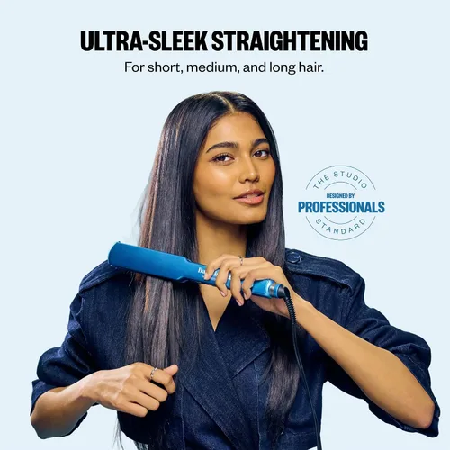 Miniatura 2 de BabylissPRO Nano Titanium Ultra-Thin Hair Straightener, Professional Flat Iron, 5-Inch Extended Plates for Faster Straightening, for All Hair Types