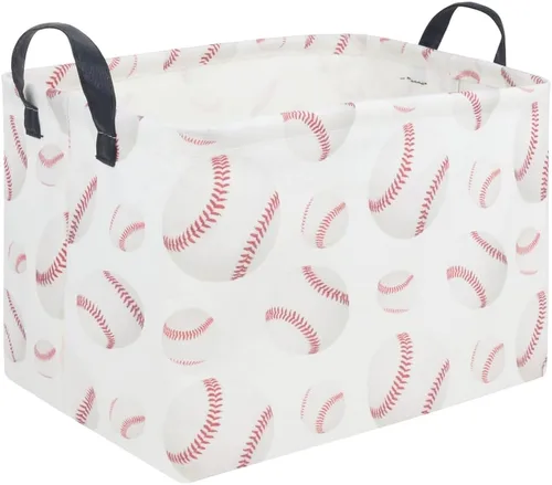 Miniatura 46 de FXOLCSHE - Canasta rectangular rosa de alpaca, canasta de lavandería impermeable plegable para guardería, canasta de juguetes para habitación