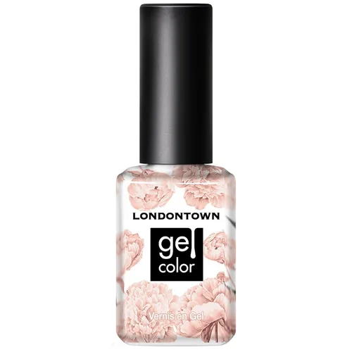 Miniatura 30 de LONDONTOWN Esmalte de uñas de gel UV/LED, de larga duración, resistente al astillado, color de alto brillo, marrón beige natural brillante, 0.4 fl