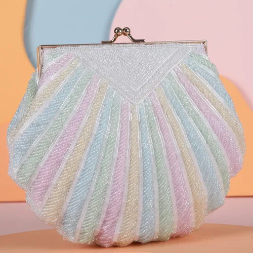Miniatura 4 de Fawziya Pearl Clutch para Boda Noche Bolsa Formal