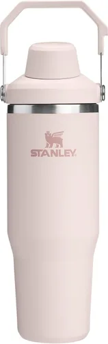Miniatura 6 de Stanley IceFlow 2.0 - Vaso de flujo rápido con asa, 30 onzas, tapa de boquilla angular con rosca, botella de agua a prueba de fugas, acero Frost