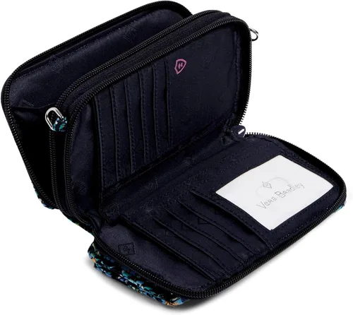 Miniatura 4 de Bolso cruzado todo en uno de algodón para mujer con protección RFID