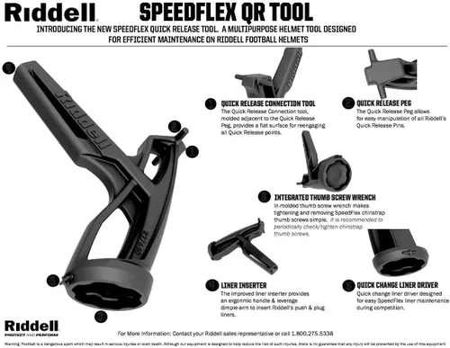 Miniatura 3 de Riddell SpeedFlex Kit de Reparación Pro - Green Gridiron