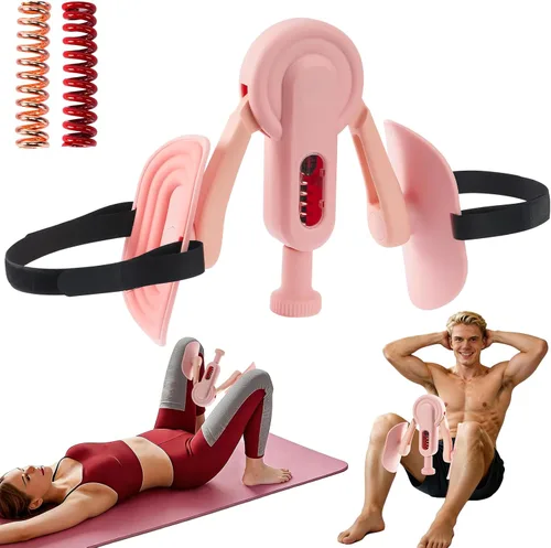 Miniatura 8 de Thigh Trainer, 10-135LB Adjustable Resistance Pelvic Floor Exercise Devices, Kegel Inner Thigh Exerciser with Leg Strap, Thigh Workout Equipment for