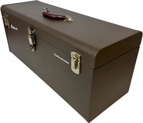 Miniatura 5 de Homak - Caja de herramientas industrial de acero de 24 pulgadas, acabado de polvo marrón arrugado, BW00200240