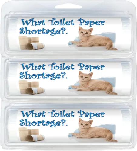 Miniatura 165 de Rollos de papel higiénico biodegradable sin núcleo de tamaño de viaje de alta calidad, práctico dispensador de plástico, mascotas y caballos 617