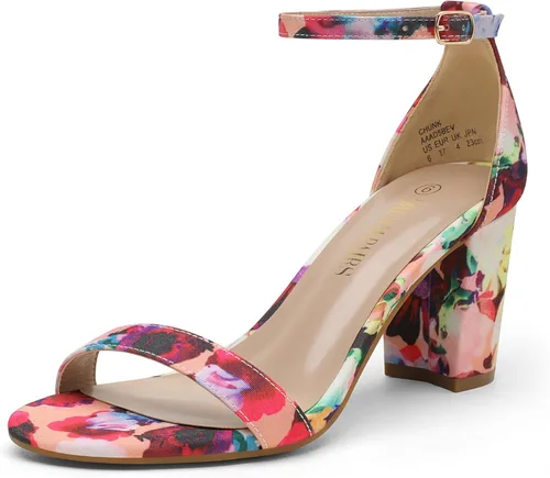 Miniatura 31 de DREAM PAIRS - Sandalias de tacón grueso y bajo para mujer