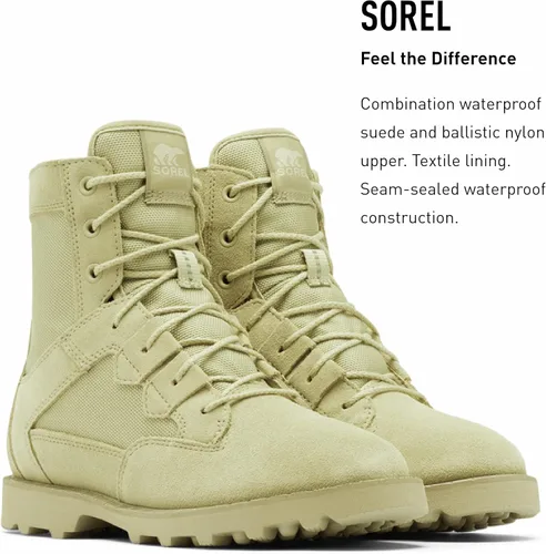 Miniatura 3 de SOREL Botas OTM Caribou para mujer, botas de nieve impermeables de gamuza y nailon