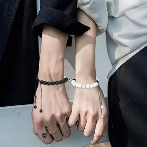 Miniatura 2 de Regalos para parejas para novio, novia, pulseras magnéticas para pareja, aniversario, regalo de Navidad para marido, esposa, pareja a juego