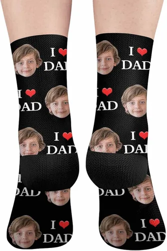 Miniatura 174 de Artsadd Calcetines personalizados para mujeres y hombres, amantes de los perros y gatos, regalos divertidos unisex personalizados