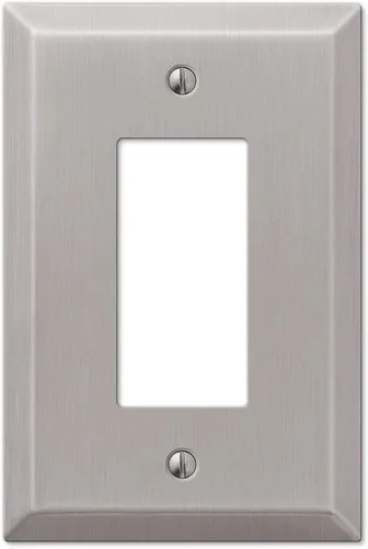 Miniatura 8 de Colester Direct - Placa de pared de níquel satinado para interruptor de pared, cubierta de tomacorriente GFI, acabado mate de níquel satinado