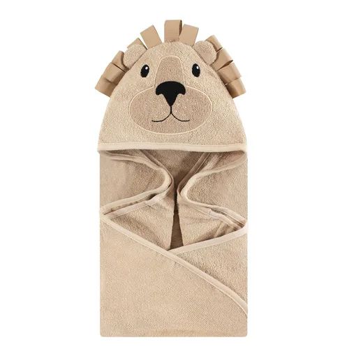 Miniatura 11 de Hudson Baby Toalla unisex de algodón con capucha con cara de animal para bebé, abeja amarilla, talla única Amarillo Bee