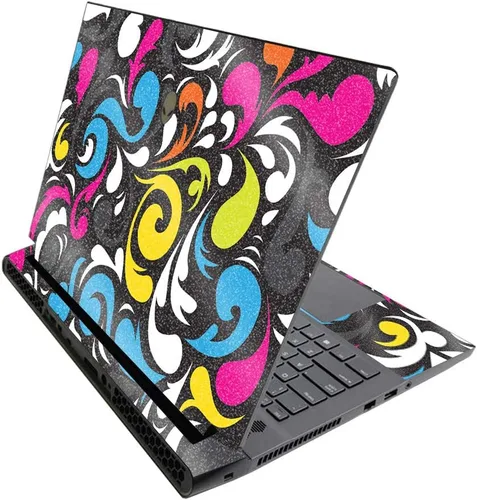 Miniatura 127 de MightySkins - Skin brillante con purpurina para Alienware M17 R3 (2020) y M17 R4 (2021) - Diversión de los años 90 Acabado duradero con purpurina