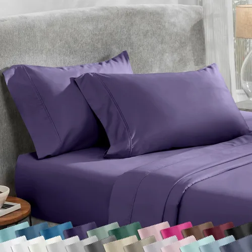 Miniatura 12 de Fundas de almohada de algodón de 400 hilos 22 - rosa