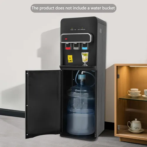 Miniatura 4 de Dispensador de agua de carga inferior, dispensador de enfriador de agua de carga inferior para botellas de 5 galones, dispensador de agua caliente