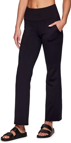 Miniatura 4 de RBX Active - Pantalones de yoga con corte de bota y control de abdomen para mujer