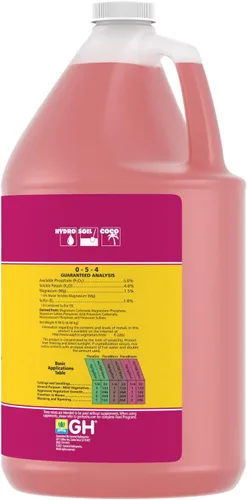 Miniatura 8 de General Hydroponics 718015 FloraBloom, 1 galón, magenta