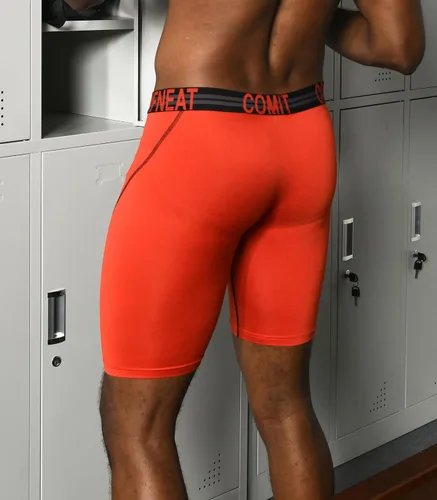 Miniatura 4 de Comfneat Calzoncillos tipo bóxer para hombre de 9 pulgadas de largo, transpirables, paquete de 4