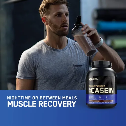 Miniatura 6 de Optimum Nutrition Caseína en polvo, mantequilla de maní y chocolate, 4 libras